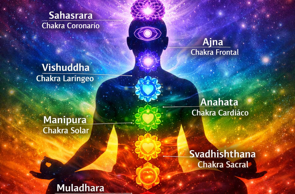 Chakras, os 7 principais centros energeticos fisicos e mentais