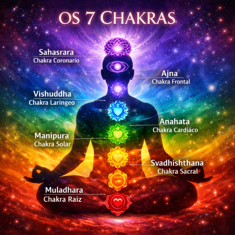 Chakras, os 7 principais centros energeticos fisicos e mentais